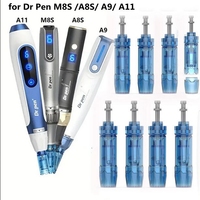 10pcs Dr Pen M8S /A8S/ A9/ A11 Needle Cartridges 12/ 18 /24 /36 /42 Pin / Round Nano / Replacement Micro Needle
