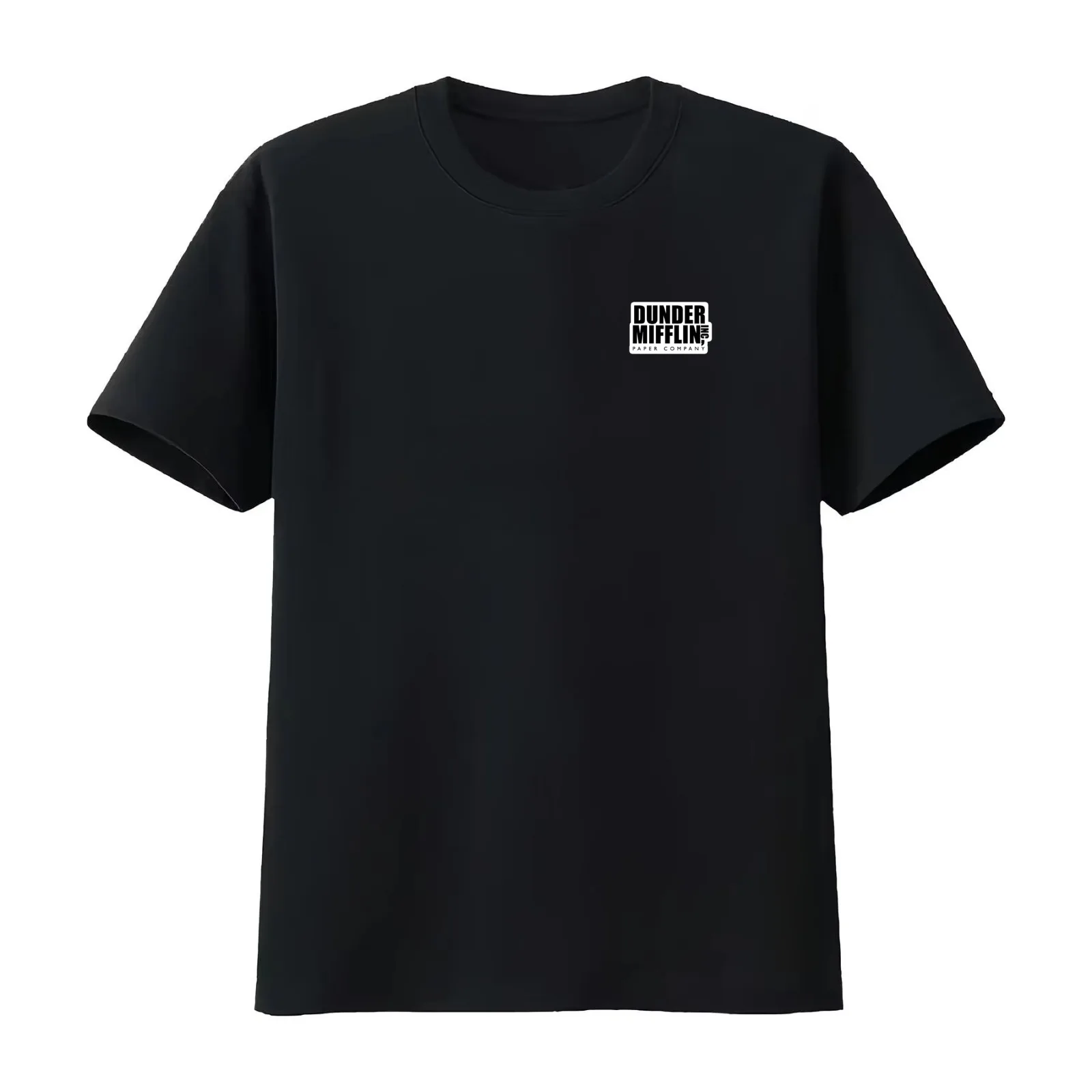 Dundee Mifflin Paper Company T-Shirt Summer Casual Cotton Tee Oversized Streetwear Tops Vintage Graphic Print 100% Cotton