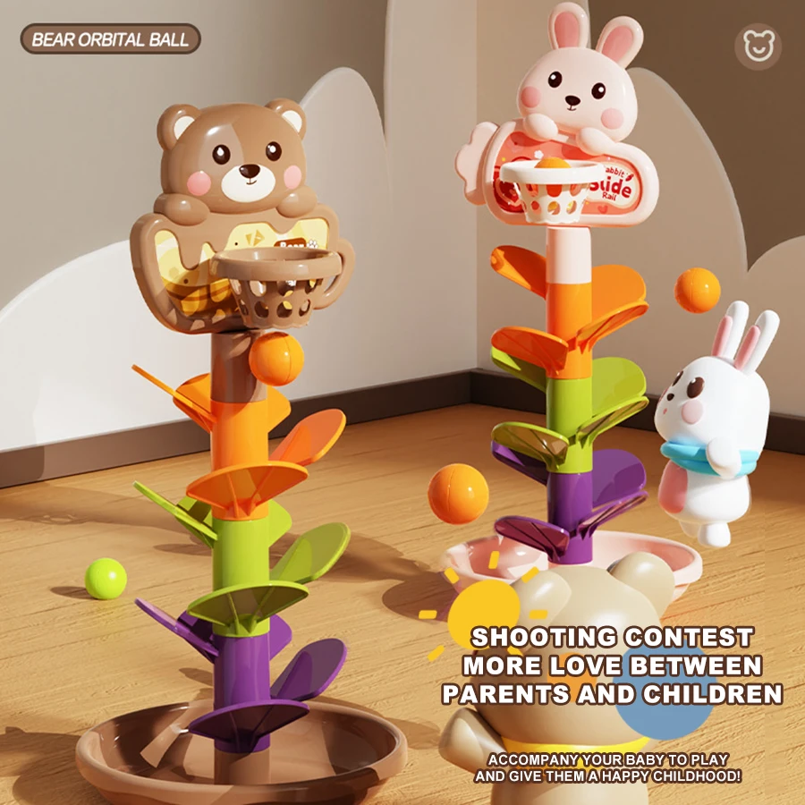 ของเล่นลูกบอลดรอปมอนเตสซอรี่เหมาะเป็นของขวัญสําหรับเด็กอายุ 1-3 ปี มันคือหอบอลหมุนได้สําหรับเด็กทารก