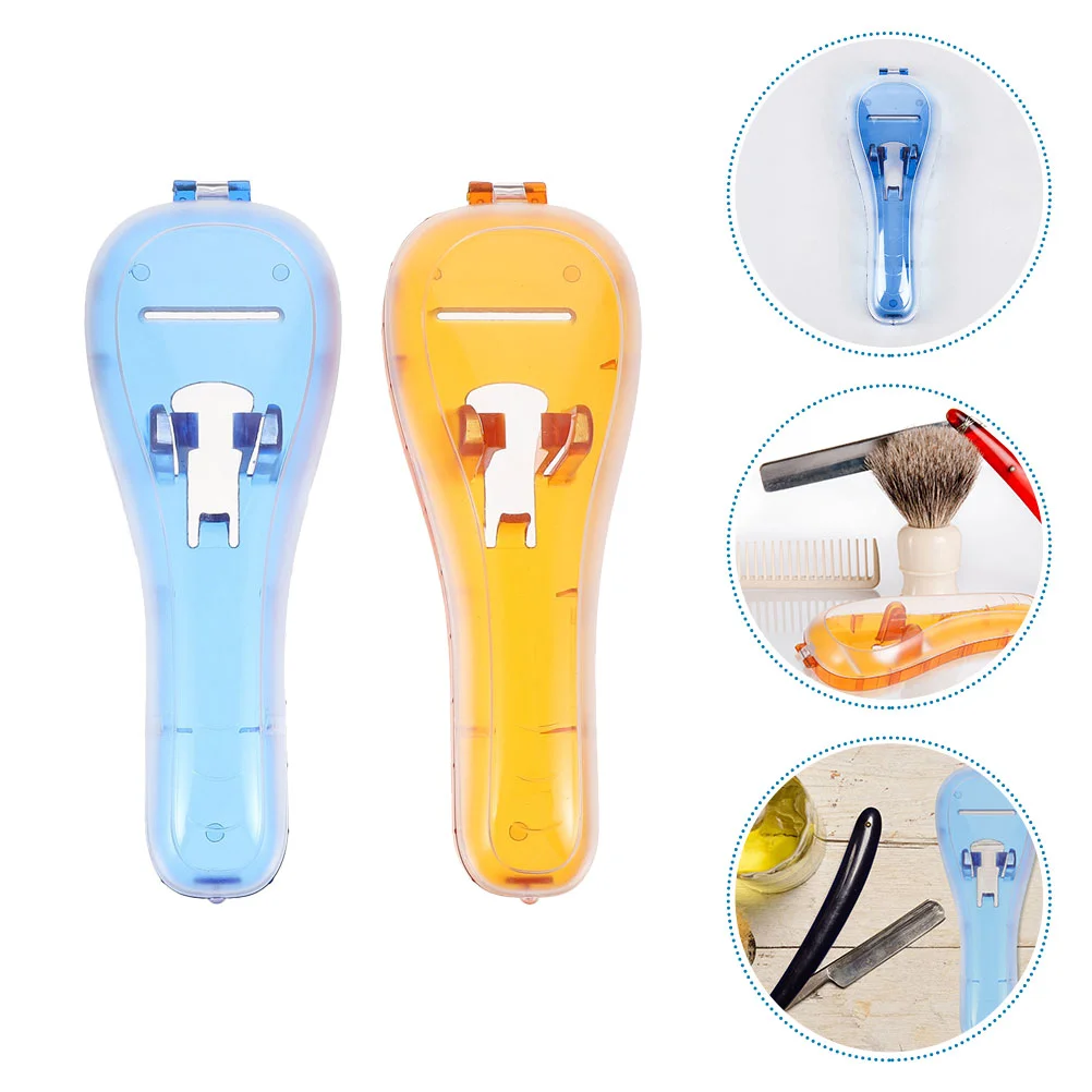 2 Pcs Razor Storage Box Shaver Protective Case Hard Shell Damage-preventing Container Safety for Travel