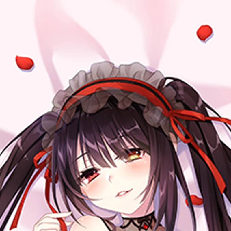 

Dakimakura Anime Pillow Case Tokisaki Kurumi Double-sided Print Of Life-size Body Pillowcase Gifts