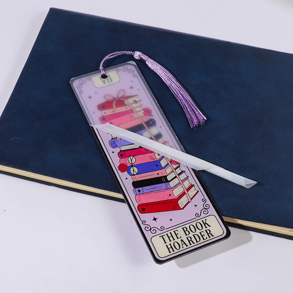 Tarot Card Fantasy Bookmarks, Dark Romantic Bookmarks Suitable for Female Book Lovers, Humorous Aesthetic Bookmark Clips.