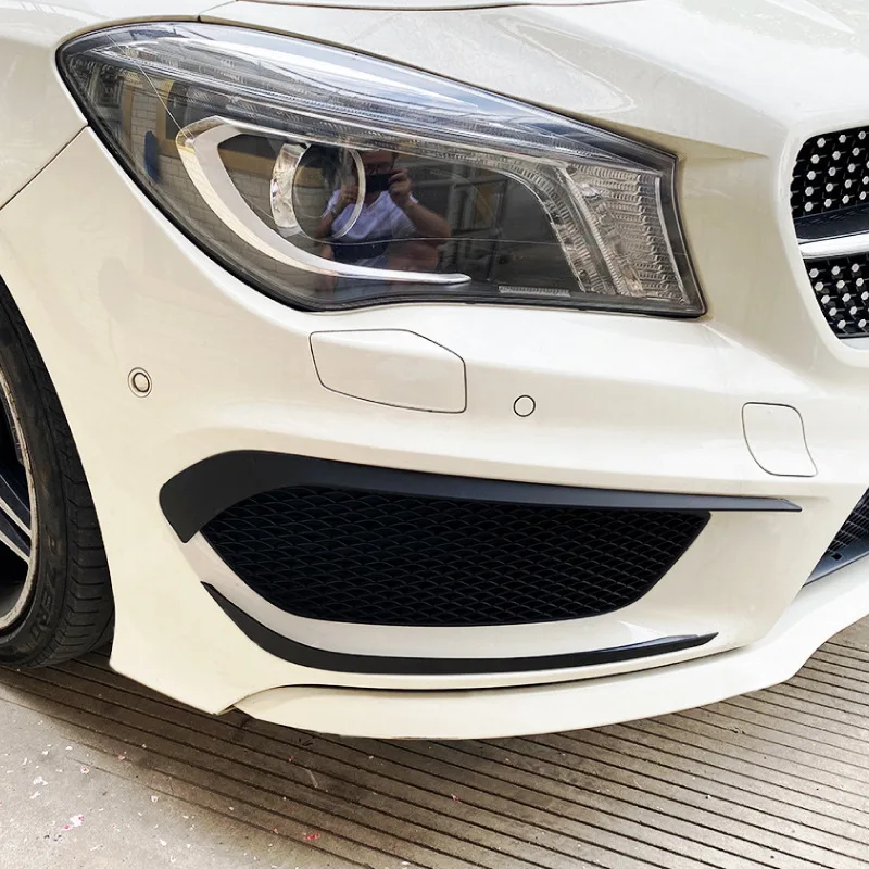 Suitable Suitable for Mercedes-benz CLA-Class CLA45 CLA200 260 C117 X117 AMG LINE front bumper air knife modification view 3