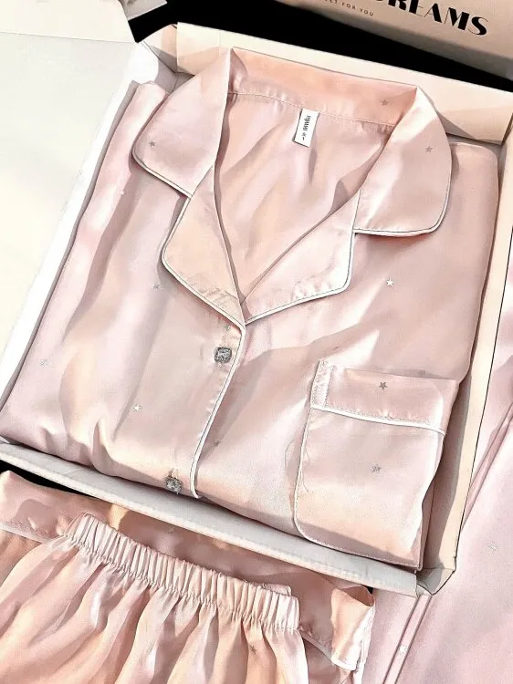 pigiama-tre-pezzi-in-seta-rosa-ghiaccio-maniche-corte-estivo-sottile-abbigliamento-da-casa-stile-coreano-camicia-da-notte-da-donna-con-pantaloncini