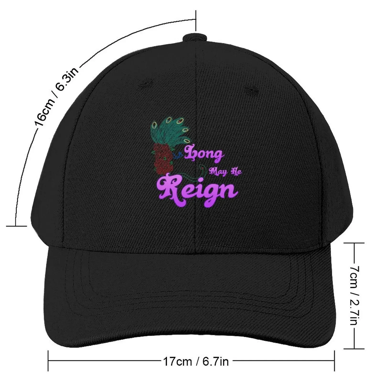 Long May He Reign Baseball Cap Horse Hat Vintage beach hat Mens Hats Women's