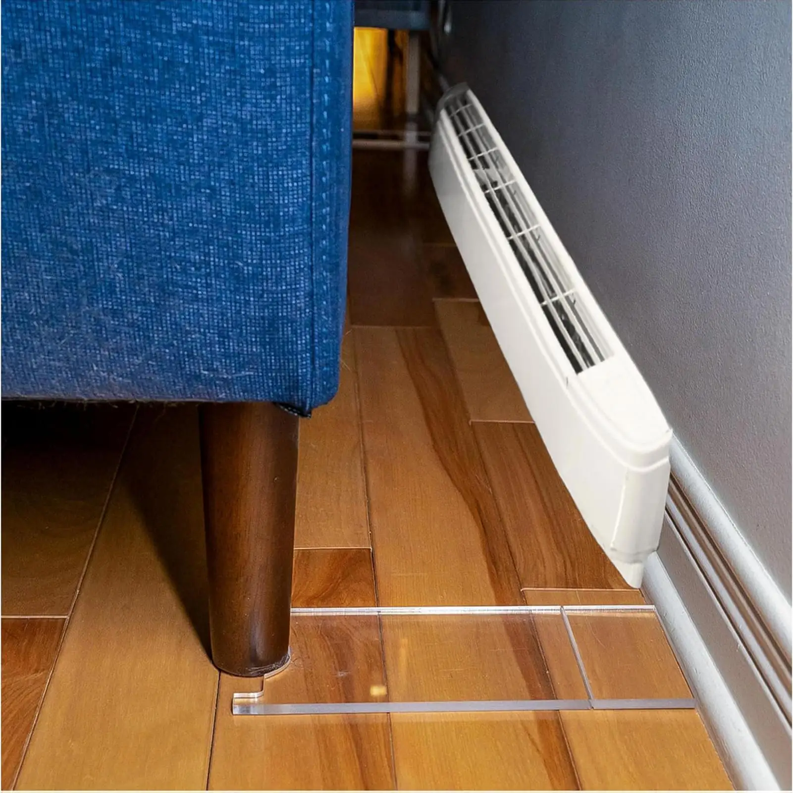 أريكة وسدادة سرير من الأكريليك الشفاف، وسادة حماية جدارية للأثاث غير قابلة للانزلاق تحمي الجدار ويحافظ على فاصل الفجوات