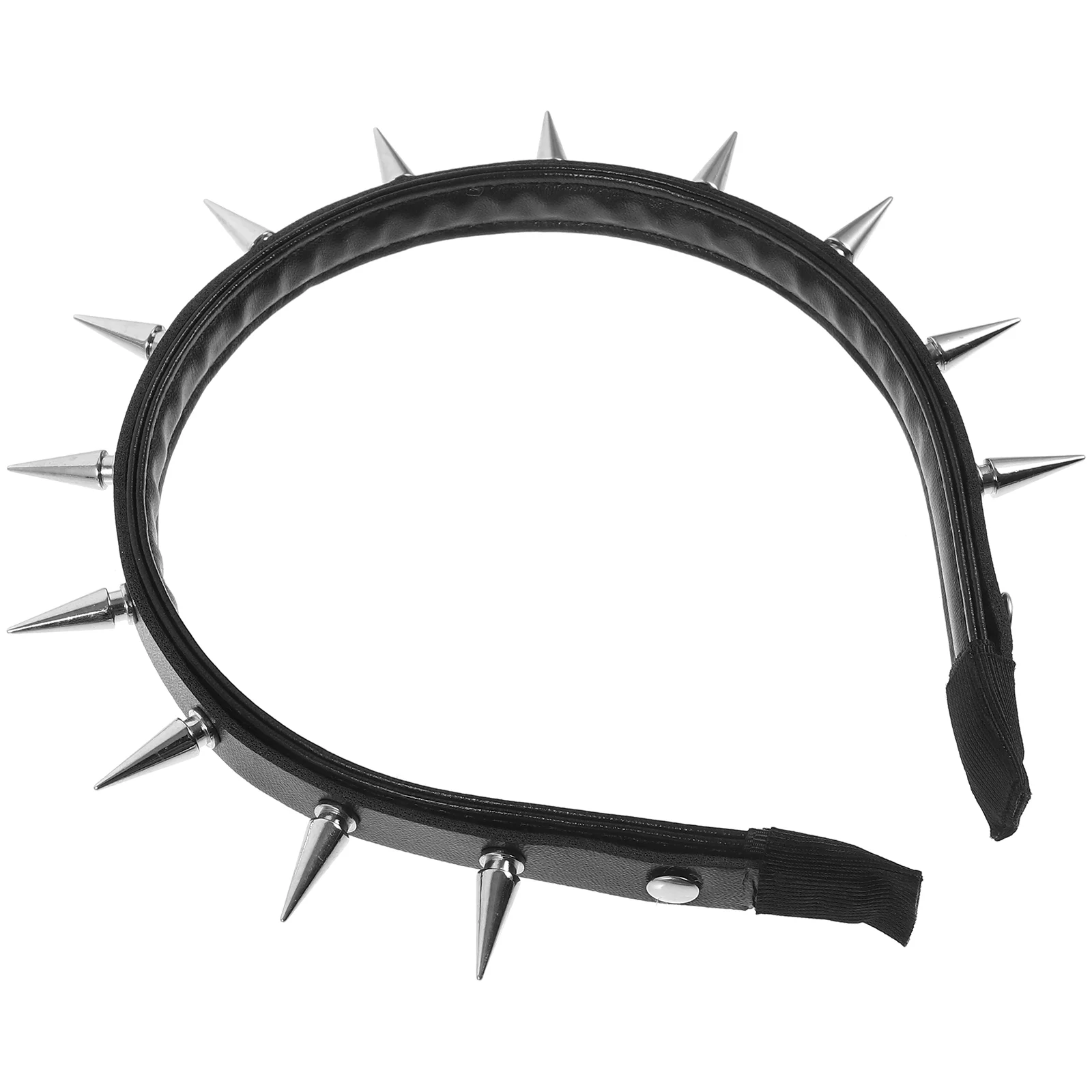 Punk-Nieten-Stirnband, Haarschmuck, verzierte Stirnbänder für Frauen, mit Spikes besetzte Halloween-Kostüme