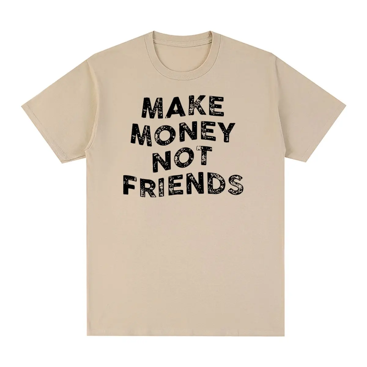 Хлопковая Винтажная Футболка с принтом «Make Money Not Friends Tory Lanez Rapper» для мужчин и женщин