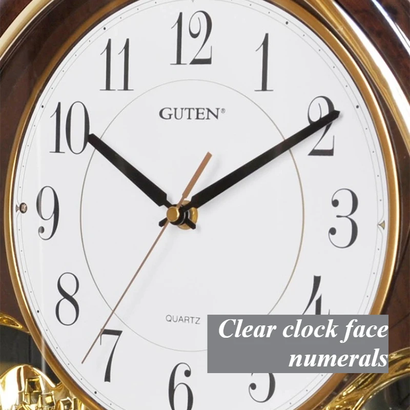 Living Room Wall Clock Modern Music Time Reporting Wall Watch Art Bedroom Silent Clock Creative Home Decoration Accessories