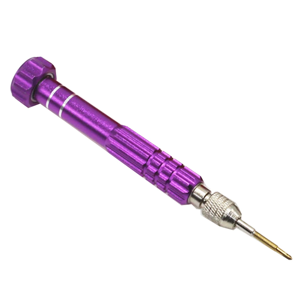 Purple 5 in 1 Precision Torx Screwdriver Cellphone Watch Repair Mixed Set Precision Screw Phone Watch Repair Tool Kit