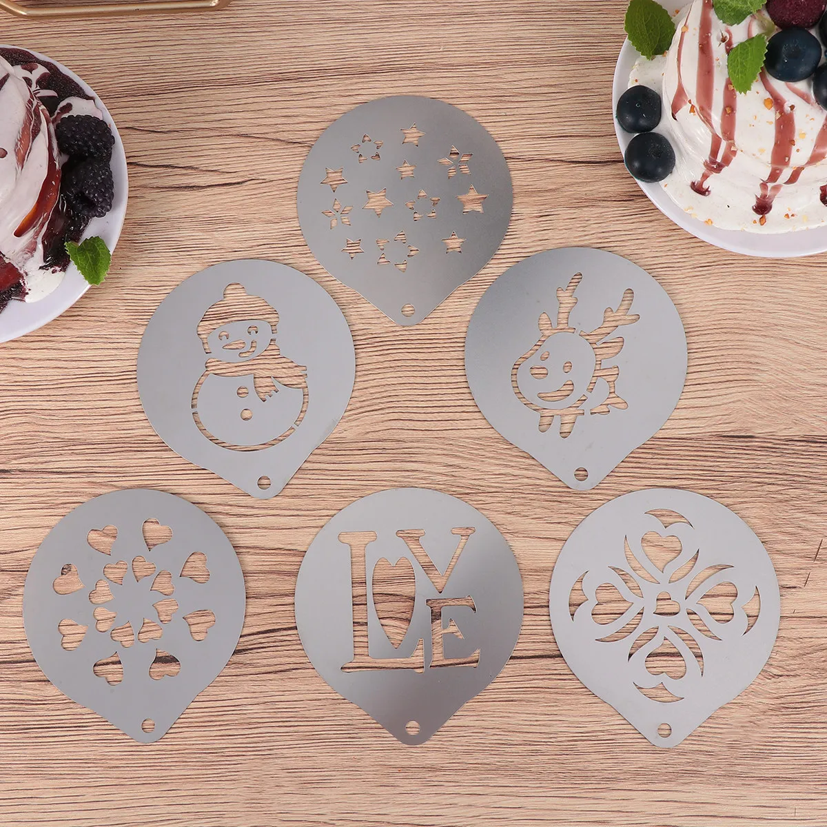 Plantillas para arte del café, - Coffee Stencil Art reseña y precio