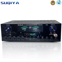 AV-999BT Bluetooth 5.0 5 Channel HIFI Stereo AV Home KARAOKE KTV Audio Amplifier With USB FM Radio Microphone Input