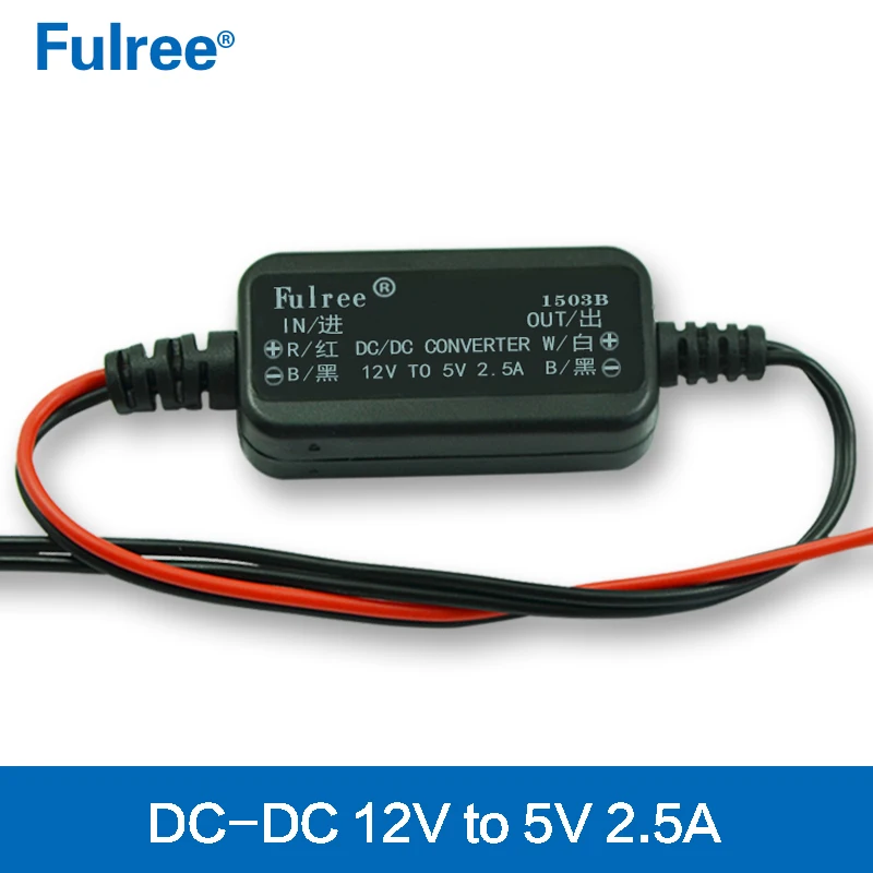 12V to 5V 6V 2.5A 9V 1A DC DC Step Down Voltage Car Power Converter DVR Driving Camera Recorder Supply 12 Volt to 5 6 9 Volt