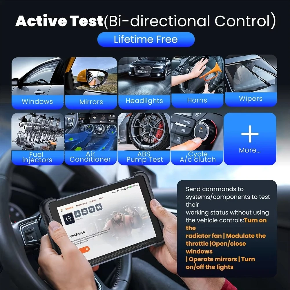 Obrázek 4: Auto diagnostické skener  689BT Bluetooth plný systém ecu kódování 34 resets doživotní volný aktualizovat nářadí