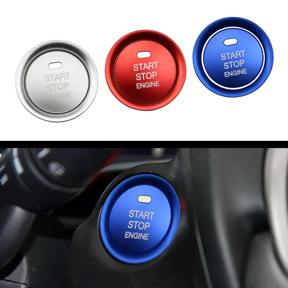 Car Ignition Key Ring Cover Trim for Mazda CX5 CX3 CX4 Cx-3 3 6 Axela Atenza Engine Start Stop Switch Button Sticker Accessories