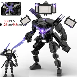 Moc New Skibidi Toilet Figure BlockToys For Boys TvMan Plus Titan Cameraman Speakerman Bricks Model For Kid Xmas Birthday Gifts