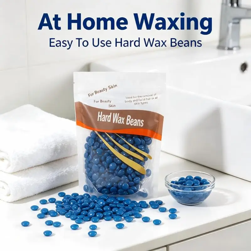 50/200/500/1000g  Hard Wax Beans Multi Color Painless Hair Removal Wax No Strip Depilatory Wax Bead for Face Leg Arm Bikini Body