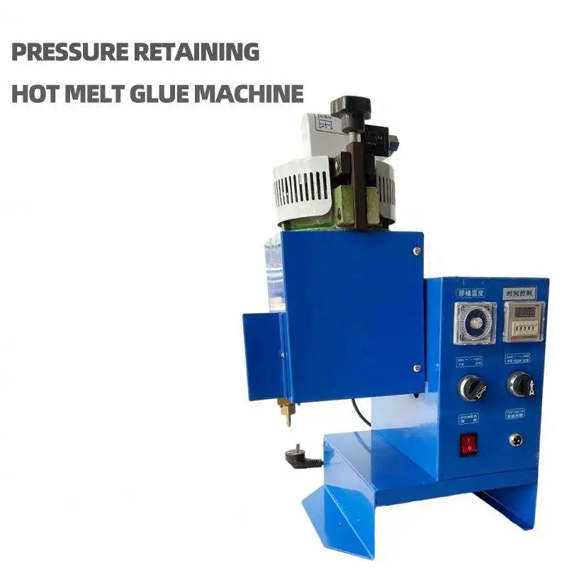 Shoe Cementing Applicator for Box Sealing Automatic Desktop Simple Practical Single Head Hot Melt Glue Spraying Machine