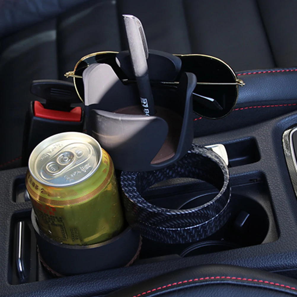 

Interior Water Cup Holder Car Extension Tray Cupholder Beverage Cell Phone Auto Inner Bottle Drink Stand Multifunction