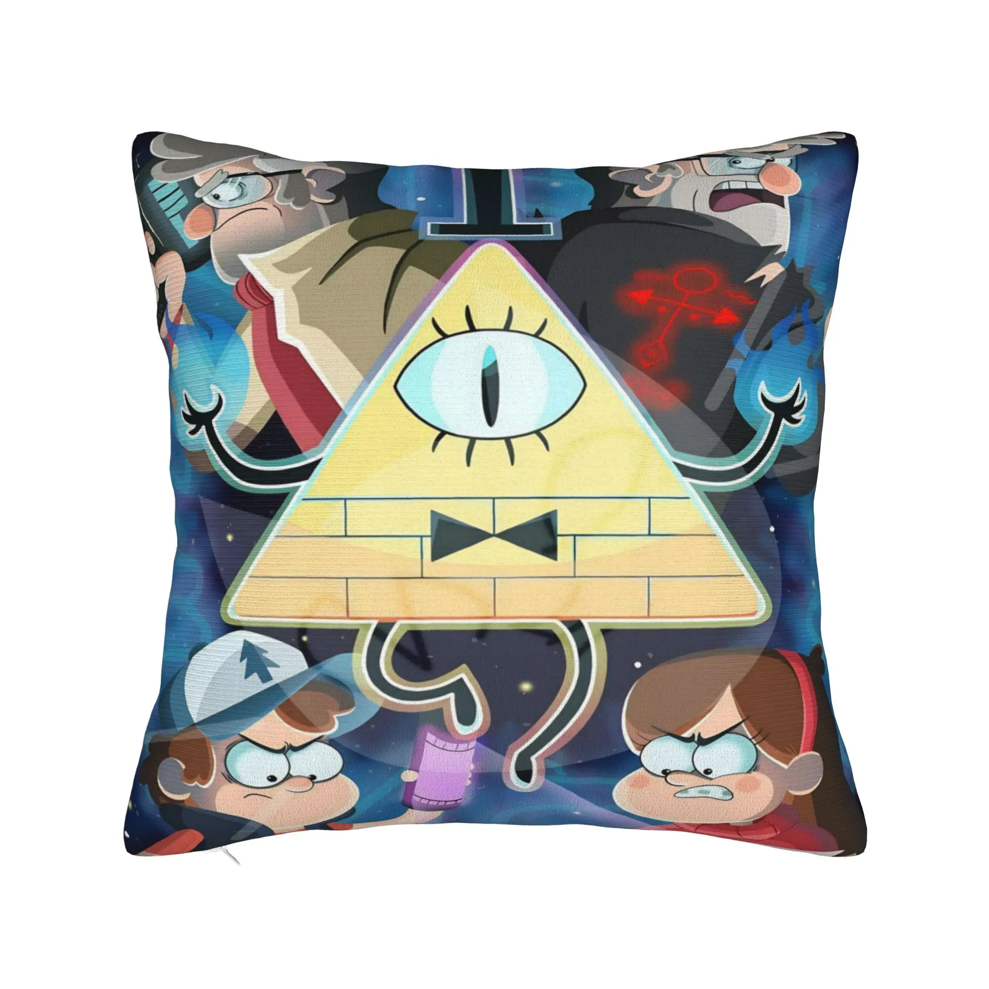G-Gravity Falls Pillow Covers Merch Printed Cushion Cover Decoration  Pillow Case Cover Bed Multi-Size