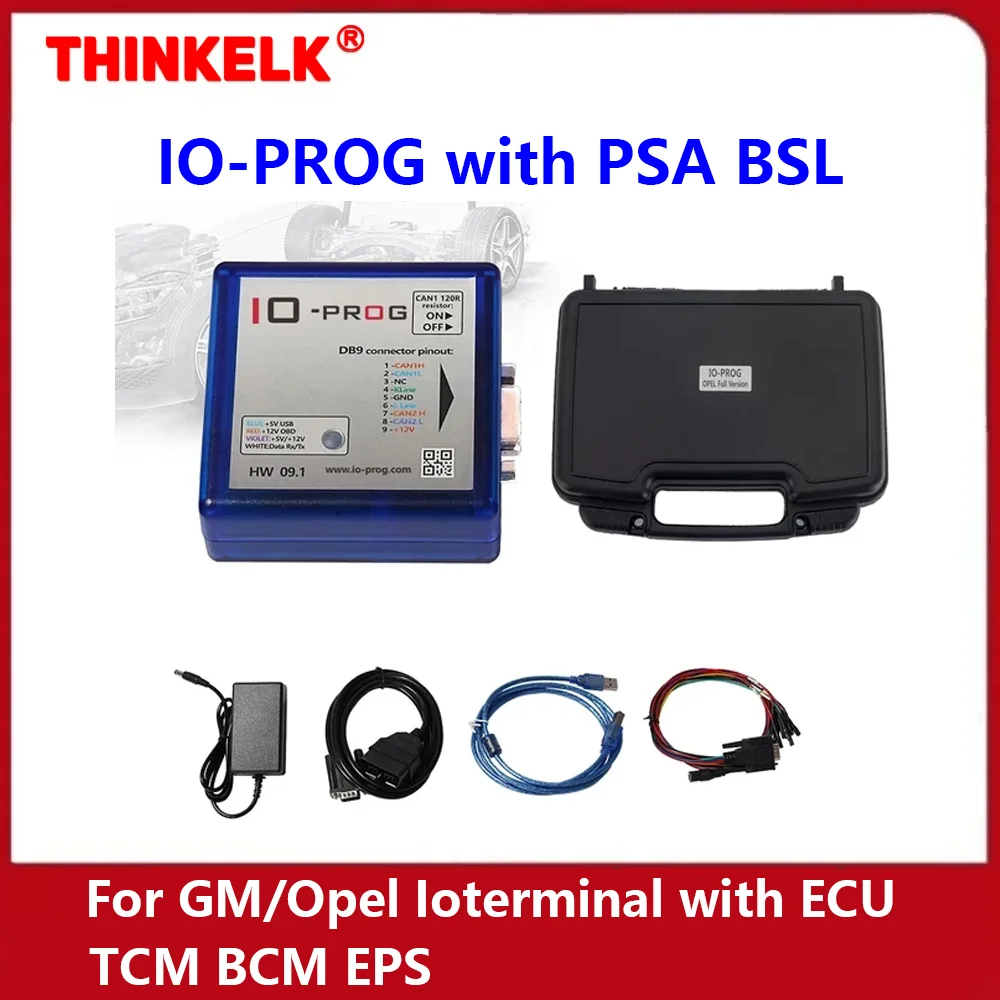 

For PSA BSI Full IO-PROG Version Terminal Programmer IO PROPG Full license Io/prog for GM/Opel Ioterminal with ECU TCM BCM EPS