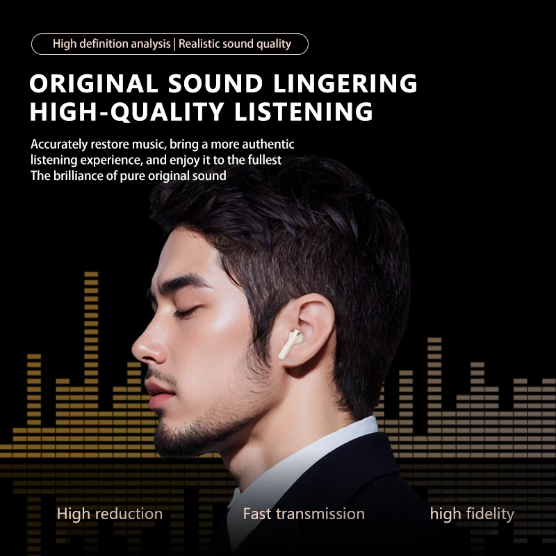 سماعات لينوفو TA240 داخل الأذن اللاسلكية الحقيقية بلوتوث 5.4 ANC للحد من الضوضاء جودة هاي فاي الاستماع عمر بطارية طويل الأمد #2