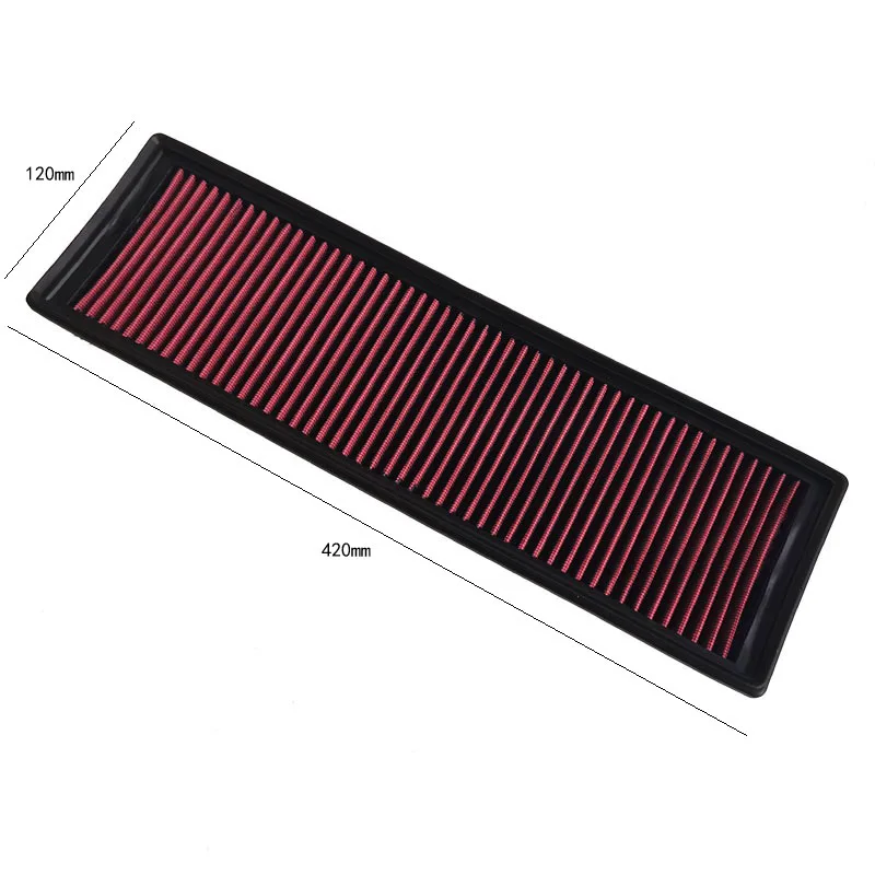 High Flow Air Filter Fits for Volkswagen Beetle 2.5L L5 Gas/Golf 2.5L L5 Gas/Bora 2.5L L5 Gas/Jetta V 2.5L L5 Gas