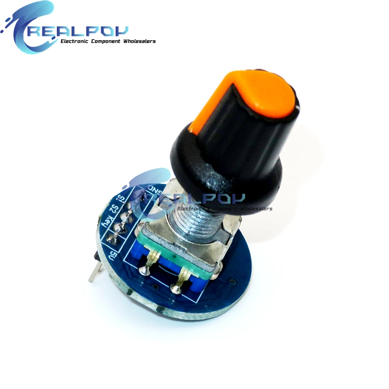 Rotary Encoder Module for Arduino Brick Sensor Development Round Audio Rotating Potentiometer Knob Cap EC11