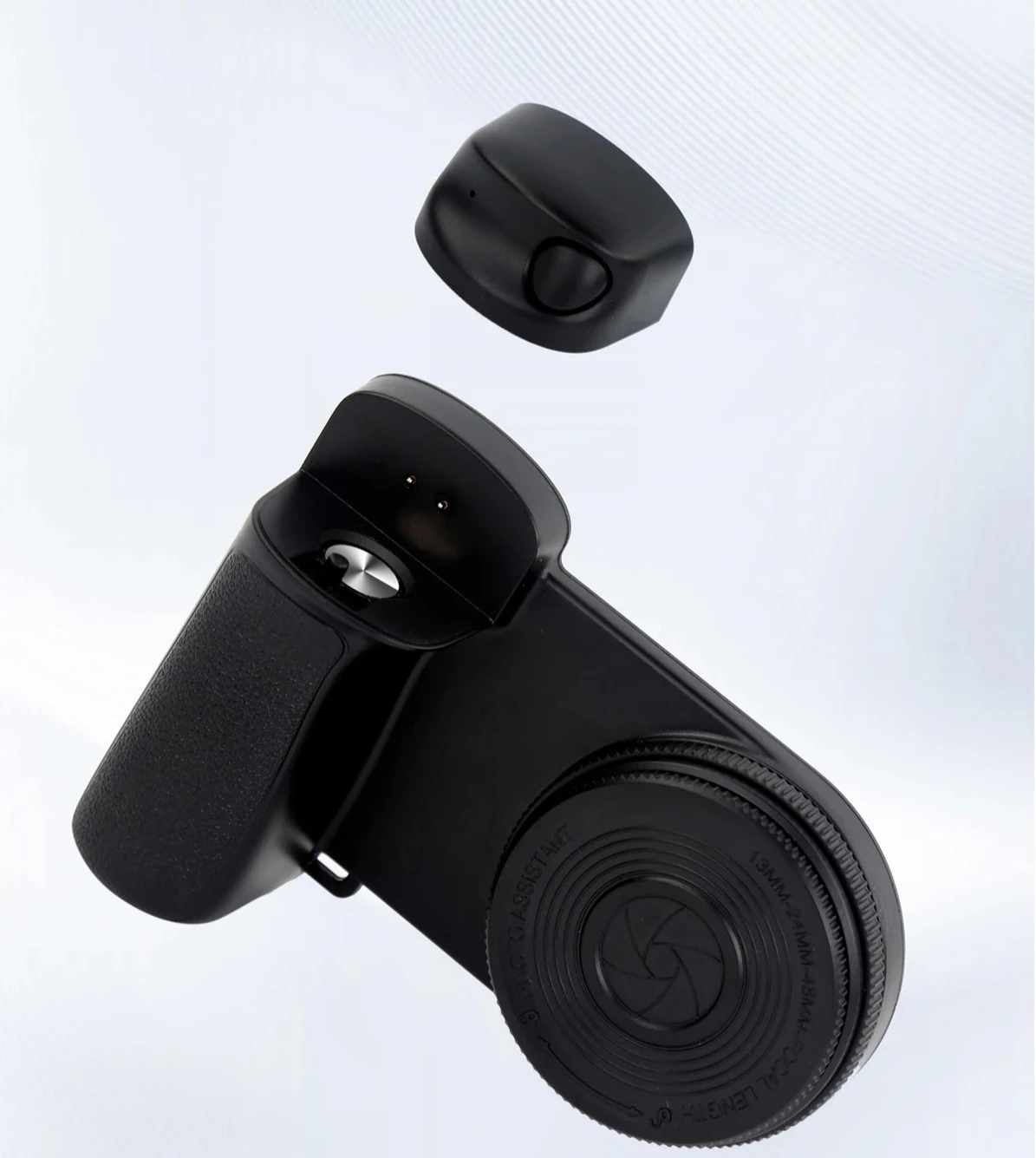 مقبض سيلفي للهاتف الذكي، مقبض مصراع كاميرا BT، مثبت صور الكاميرا مع ضوء ملء للهاتف Android ISO