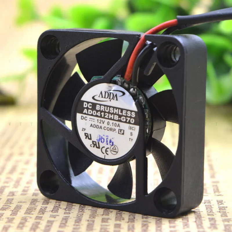 

H ADDA AD0412HB-G70 12V 0.10A 4 cm 4010 double ball ultra quiet cooling fan
