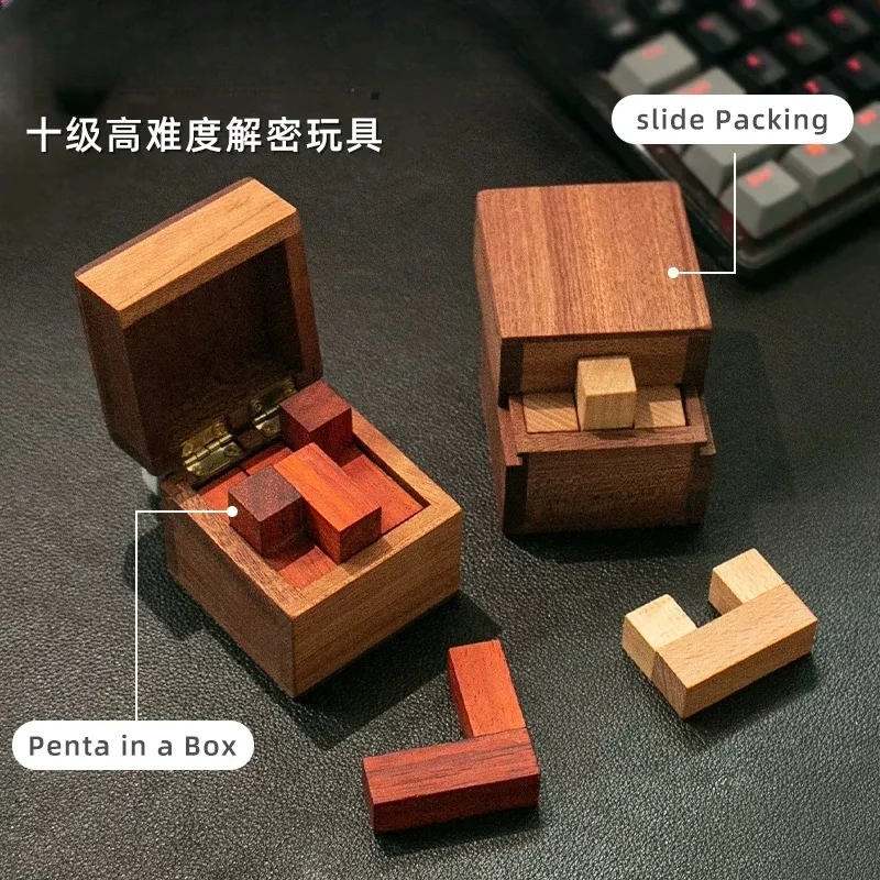 For High Difficulty Hell Level Decipher Puzzle Adult Primary School Student Brain Burning Puzzle Building Block Boy