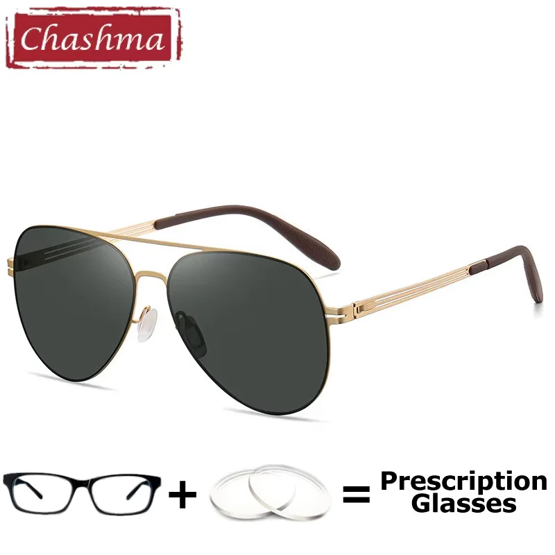 Chashma Gafas Men Myopia Polarized Glasses Prescription Ultra Thin Design Driving UV 400 Protection Sunglasses