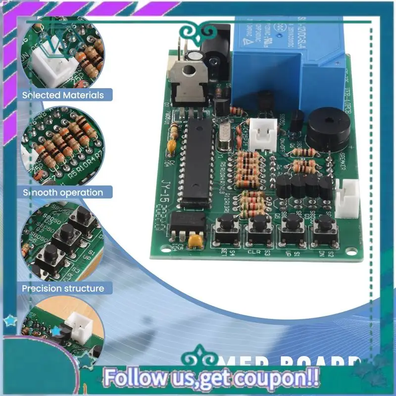 A75Q-Jy-15A Timer Board Timer Controller Power Supply For Coin Opearted Water Pump Washing Machines Massage Chairs Chargers