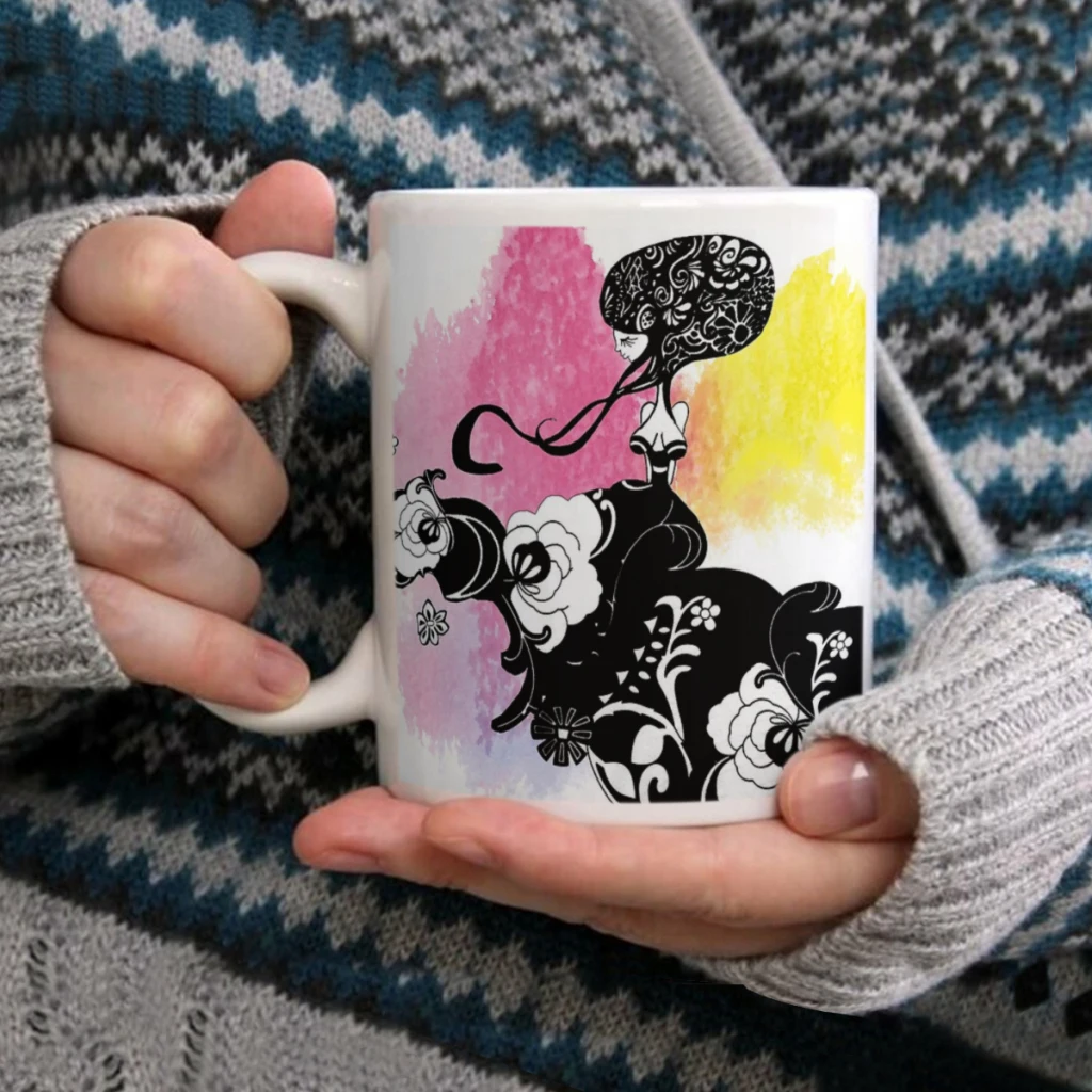 

AntheiaCoffee Mug Tea Cup 11oz Coffee Cup Funny Birthday Ceramic Mug Personalized Cup