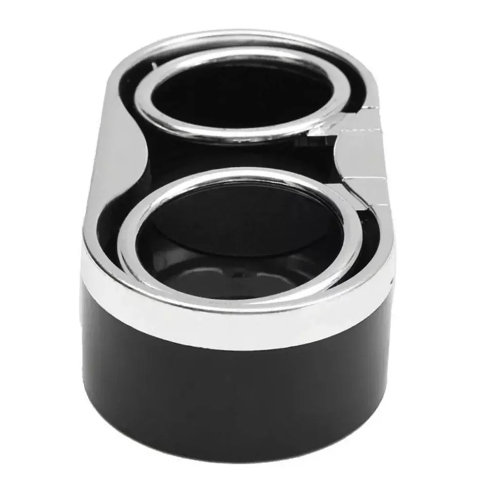 Auto Cup Holder for Car Truck Console Dual Mount Beverage Stand with Soft Pads to Absorb Vibration Holds Two Drinks