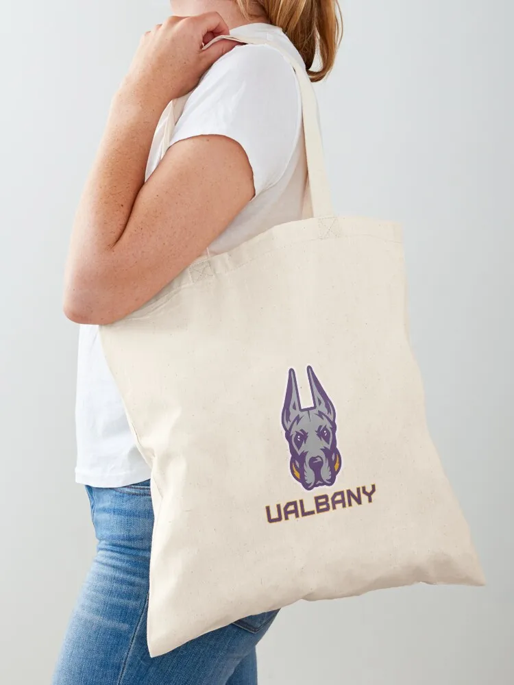 The UAlbany Great Danes Tote Bag eco pack Customizable tote bag Women's beach bags