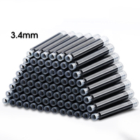 10 pcs/ lot 3.4mm Universal FountainPen Ink Cartridges Pen Refills Replacable Colourful ink School Office Stationery Supplies