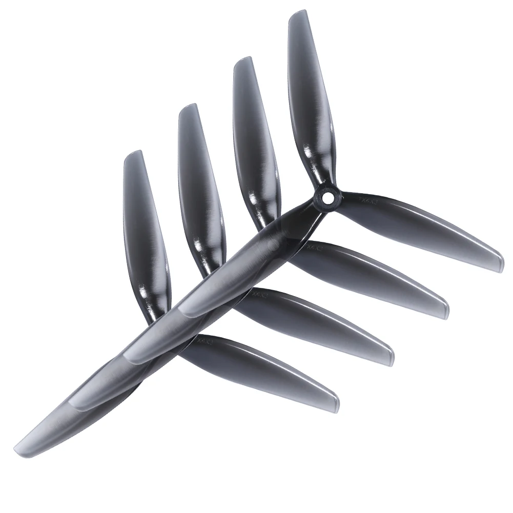 7X4X3 7040 seven-inch three-blade propeller FPV crossing machine front and back propeller blades