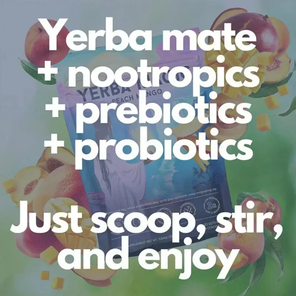 مسحوق ييرما ماجيك الفوري يربا ميت - يدعم الطاقة وصحة الأمعاء