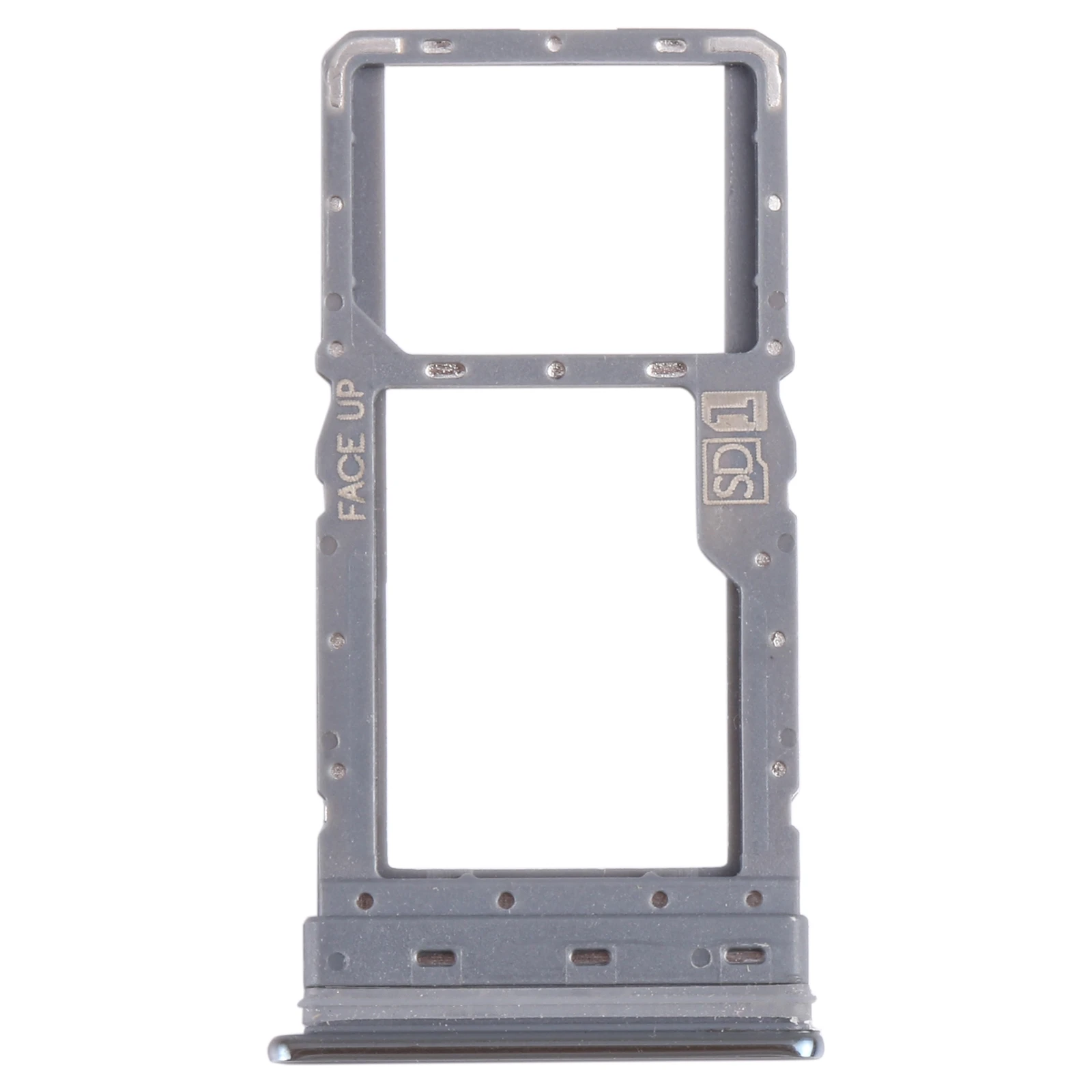 

SIM Card Tray + Micro SD Card Tray for Motorola Moto G Stylus 2021 Phone Repair Spare Part