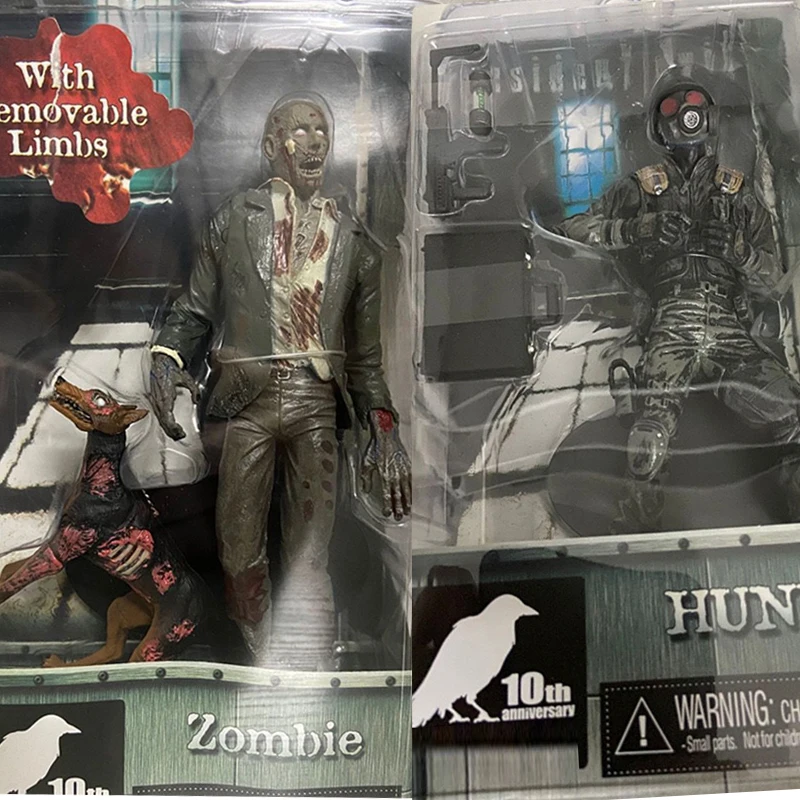 Hunk Zombie Figure 10th Chris Redfield Executioner Majini Action Figure Collectible Model Toy Doll Horror Christmas Gift 7