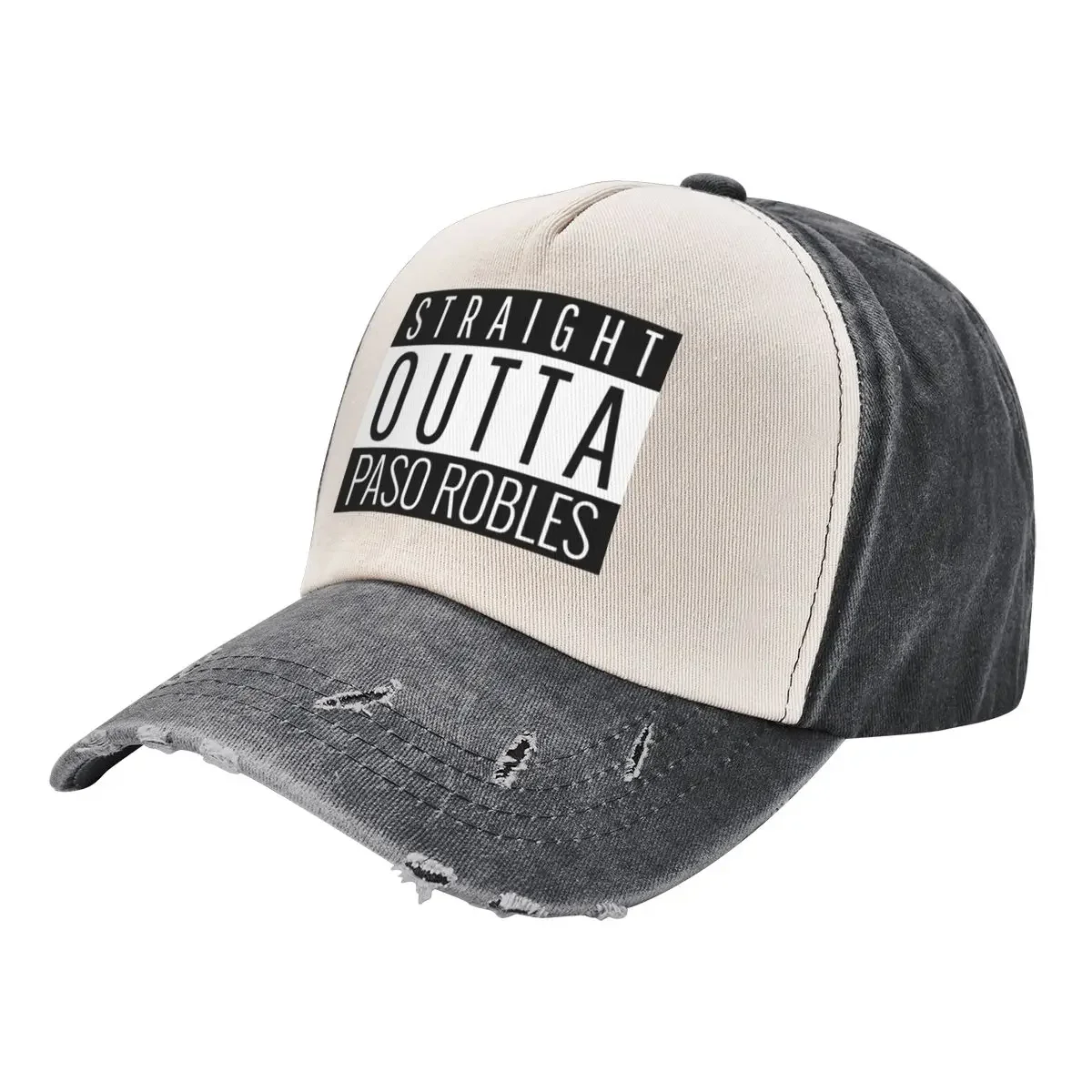 Straight Outta Paso Robles CaliforniaCap Baseball Cap Sunhat Snap Back Hat Brand Man cap Luxury Cap Girl Men's