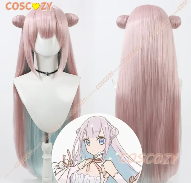 Anime The Magical Girl and the Evil Lieutenant Used to Be Archenemies MahoAku Mimori Byakuya Cosplay Wig Halloween Party Wigs