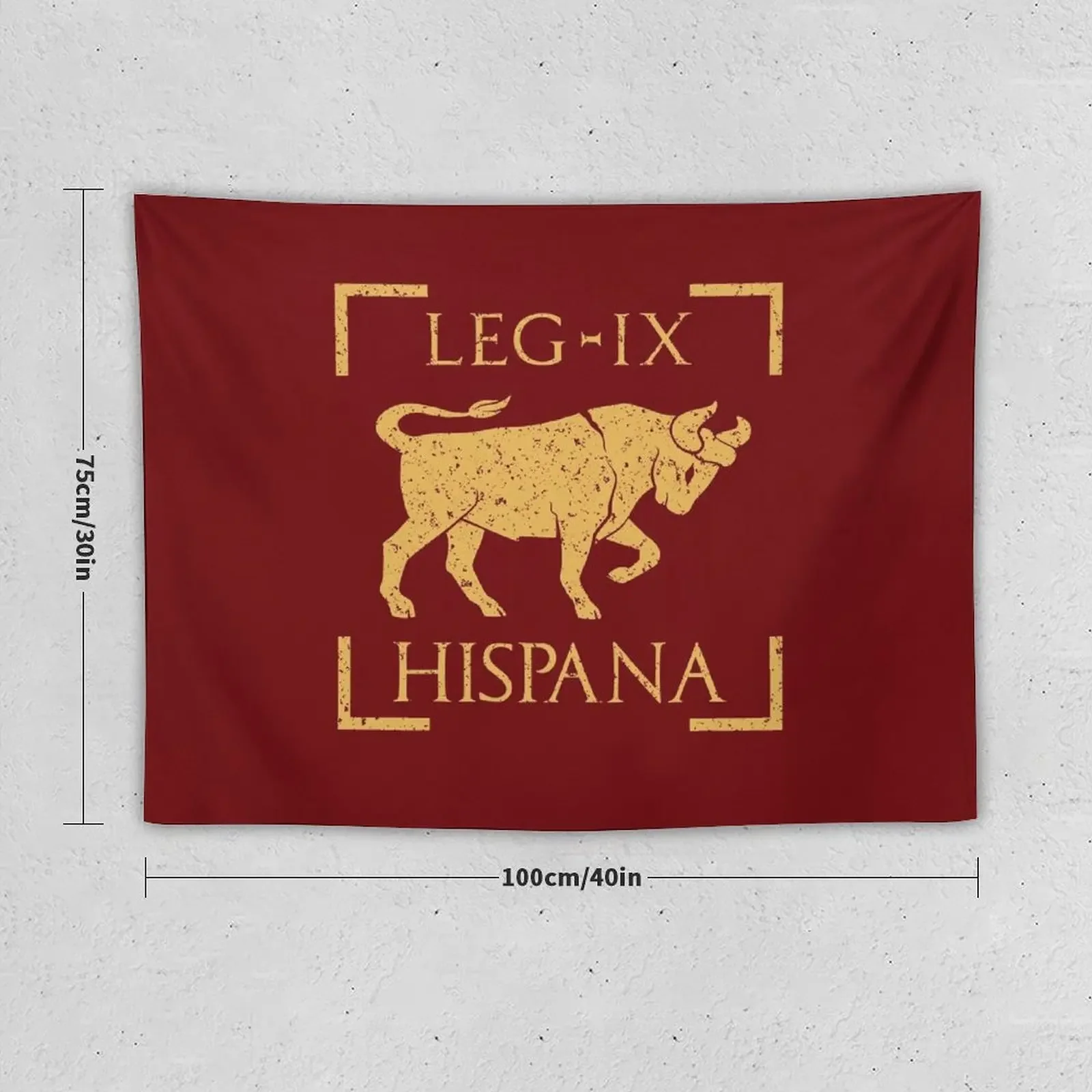 Legio IX Hispana Taurus Emblem Roman Legion Tapestry Wall Deco Wall Carpet Bathroom Decor Wall Hangings Decoration Tapestry