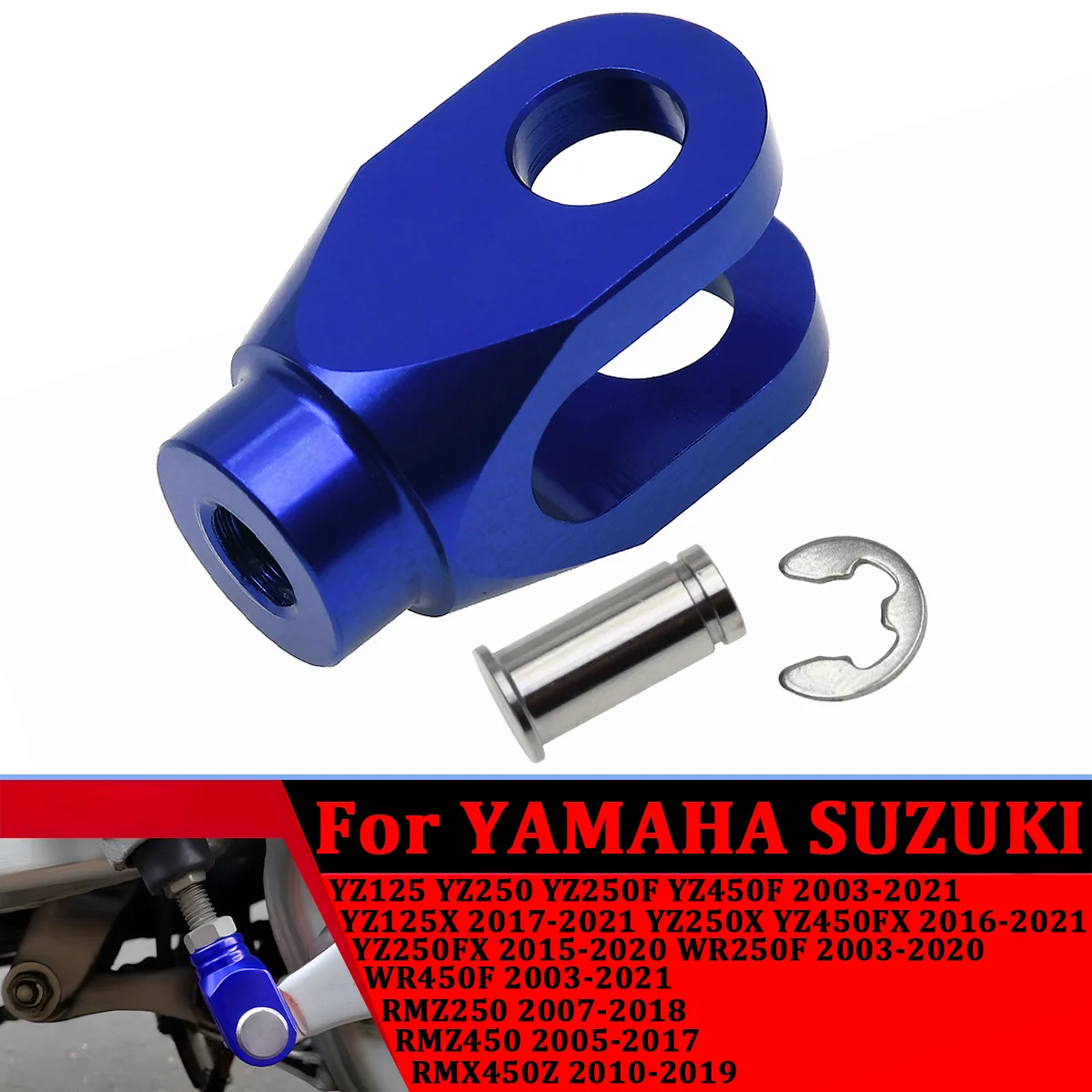 

CNC Rear Brake Clevis For Yamaha WR 250F 450F YZ 125 250 250F 450F 125X 250FX 450FX Suzuki RMZ 250 450 RMX 450Z 03-21 motorcycle