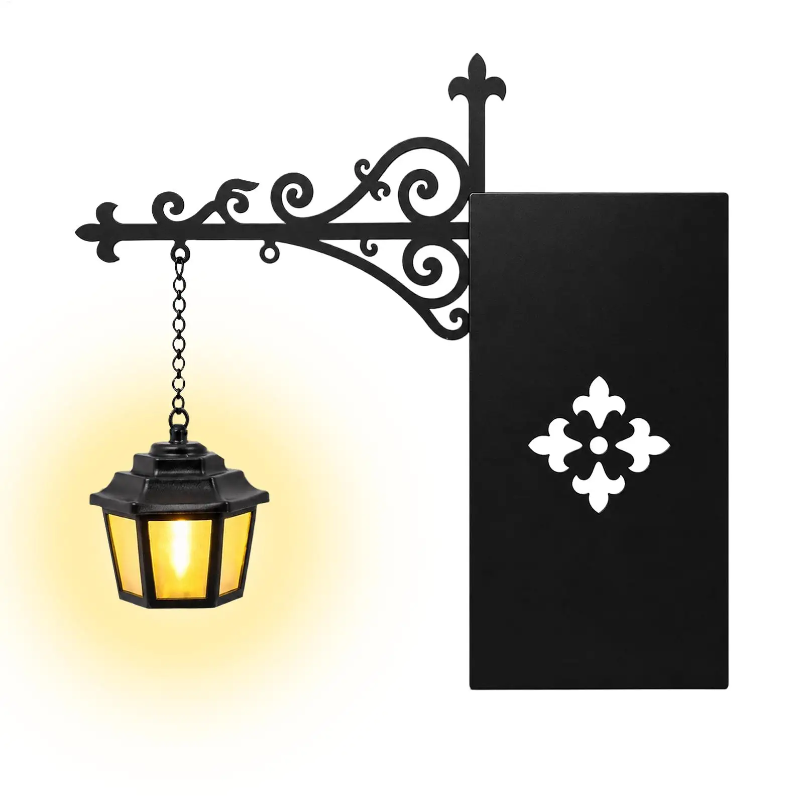Library Lantern Wrought Iron Ambient Glow Miniature Bookshelf Lamp Decorative Night Light for Nightstand Study Desk Reading Nook