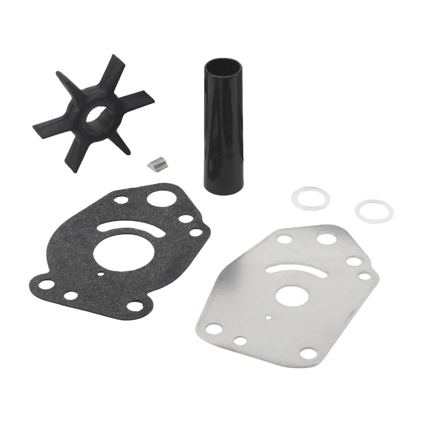 

47- 42038Q3 47- 42038T3 Replace for Mercury Mariner 6HP 8HP 9.9HP 15HP Outboard Water pump Neoprene Rubber Impeller kit 42038T4