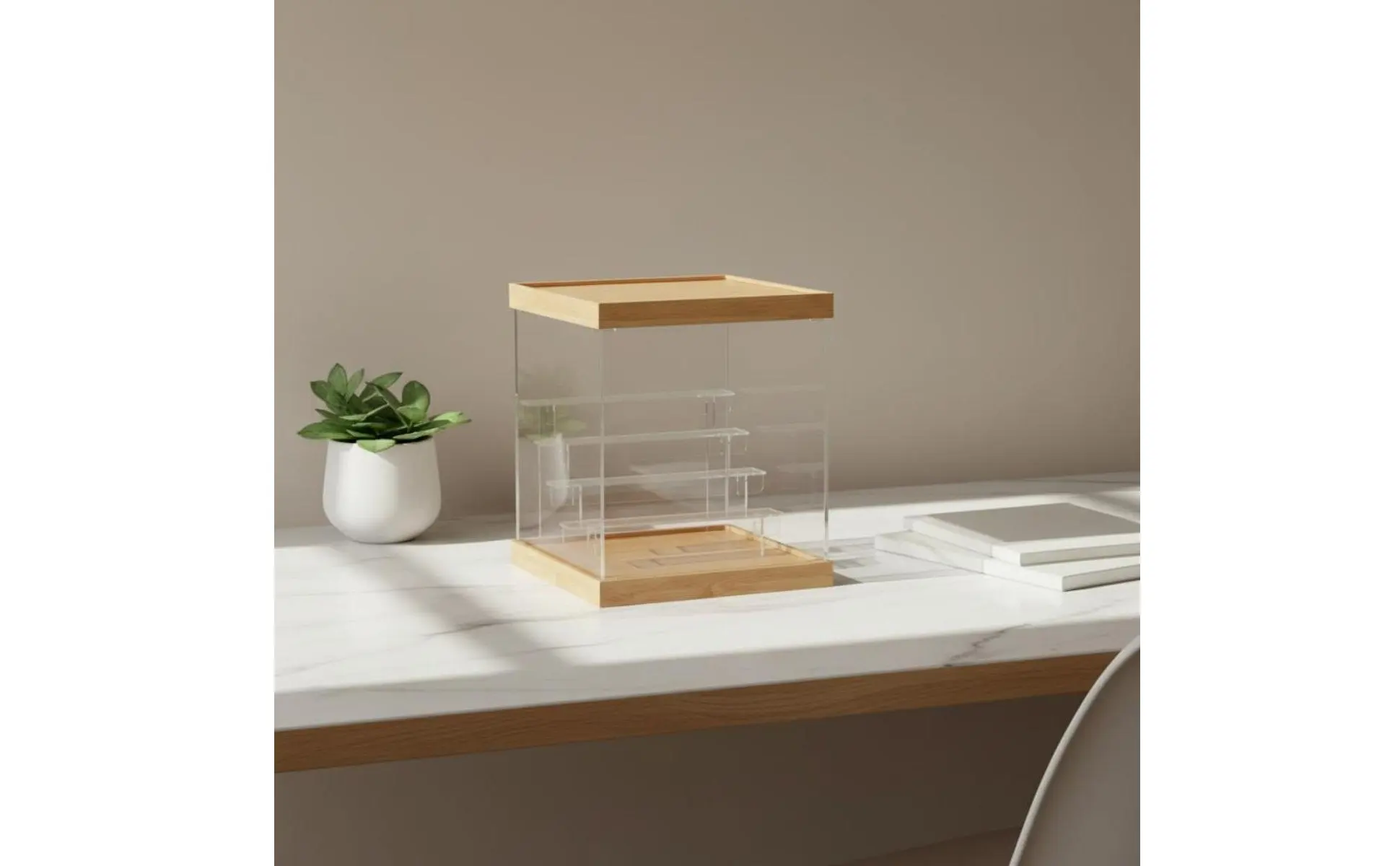 Blind Box Display Stand Layered Design Multi-Tier Display Cabinet for Collector Room
