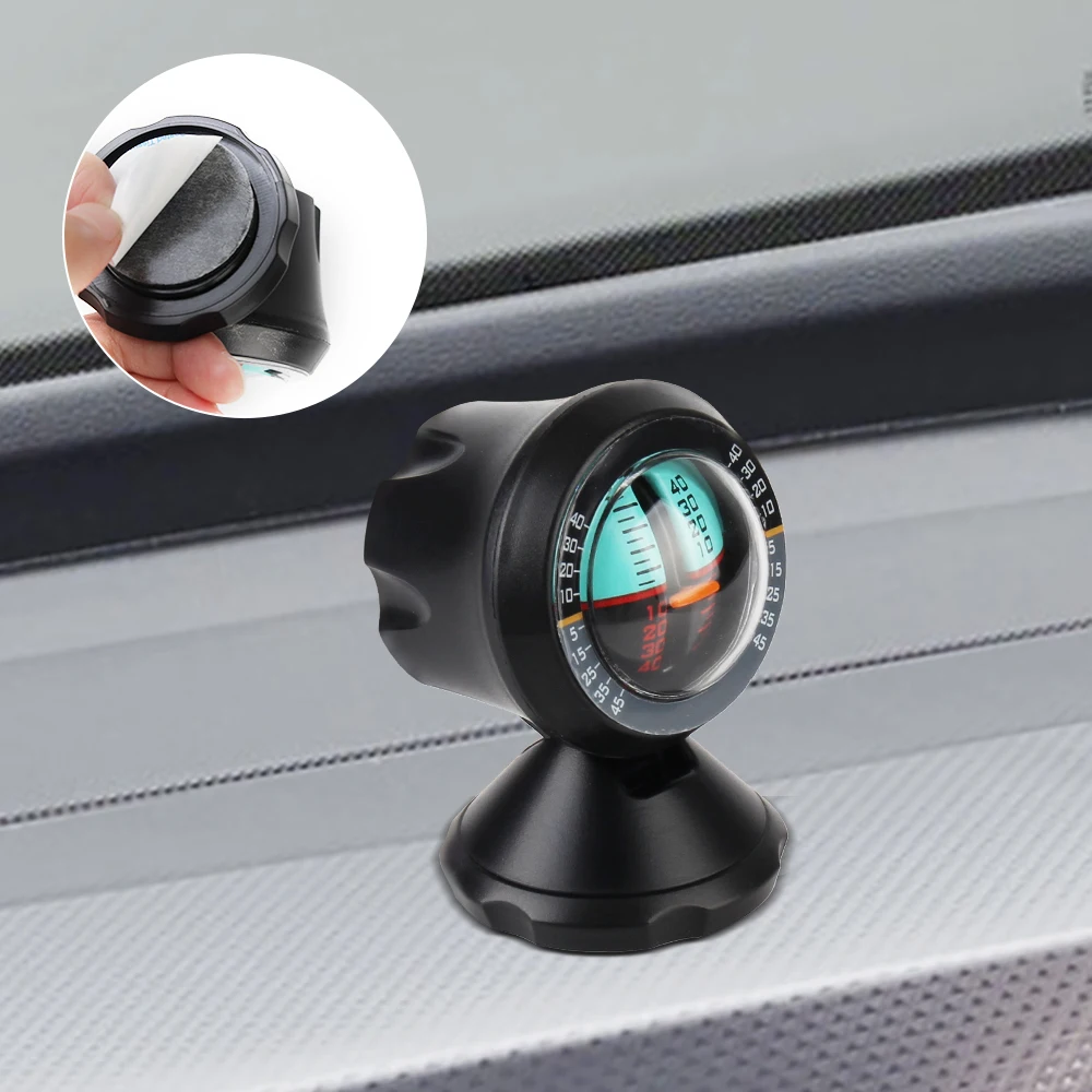 

Car Inclinometer Level Tilt Gauge Vehicle Gradiometer Car level slope meter Gradient Balancer Indicator Slope Meter