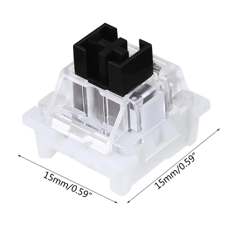 สำหรับสวิตช์คีย์บอร์ด Outemu สีดำสีน้ำเงินสีน้ำตาลสีแดงสีส้มสีทองสีเงินสวิตช์